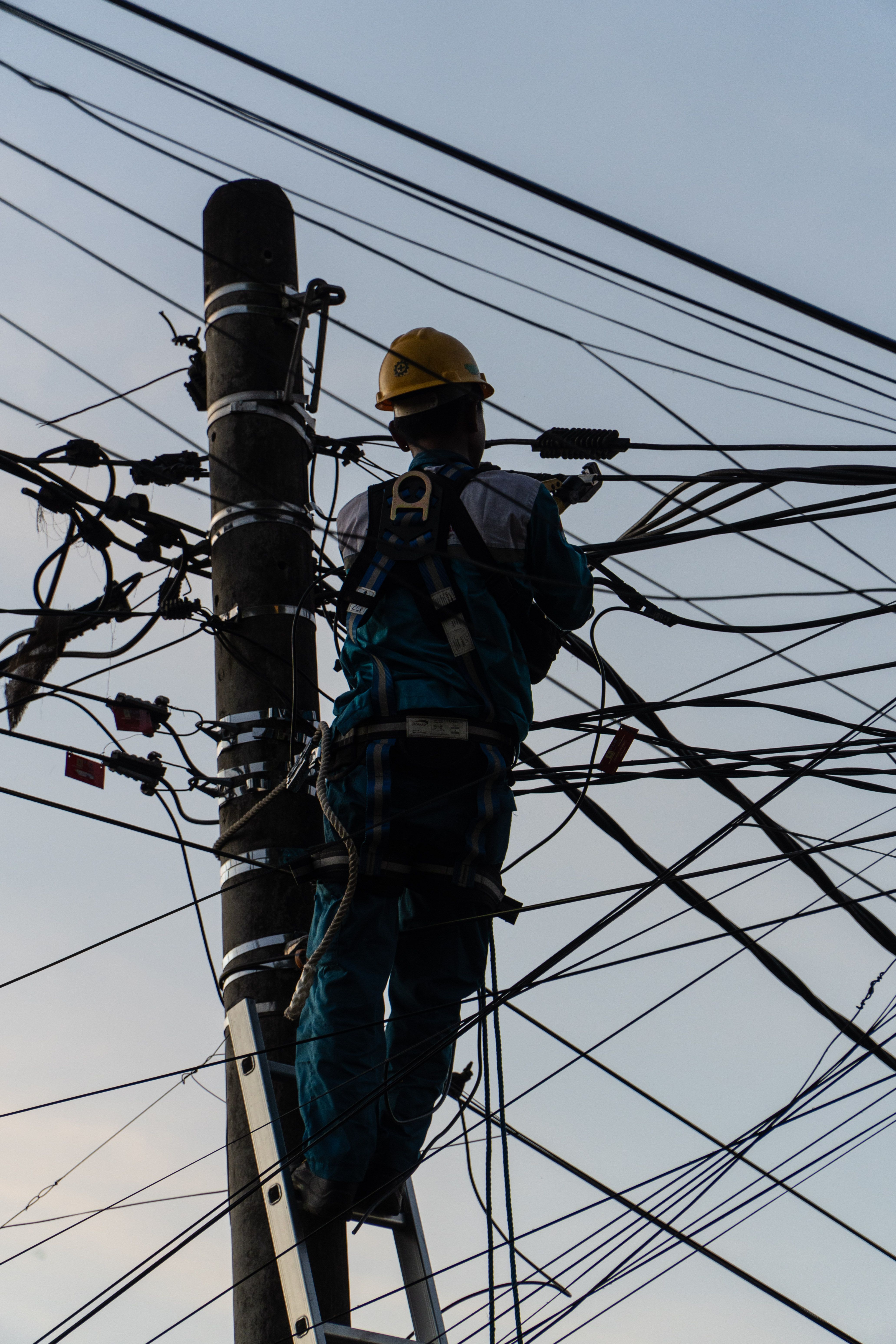 Emergency electrical repair after storm damage