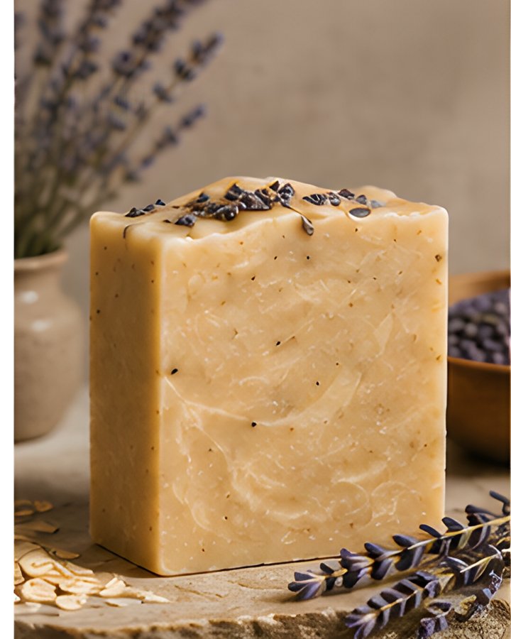 Lavender & Oat soap bar